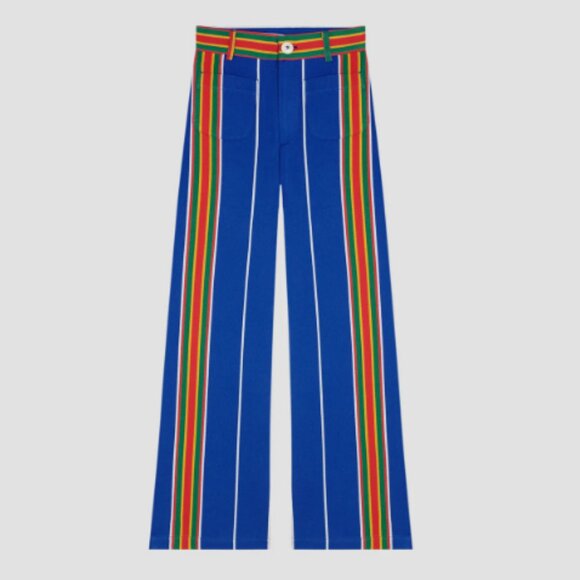 La Veste Pippi Pants 04 Blue Stripe Small - Picture 1 of 5